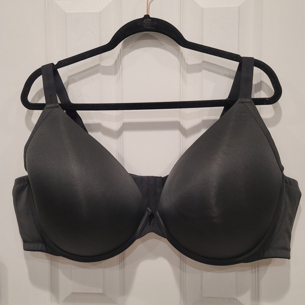 Sz 50DD Black Cacique Boost Plunge Bra